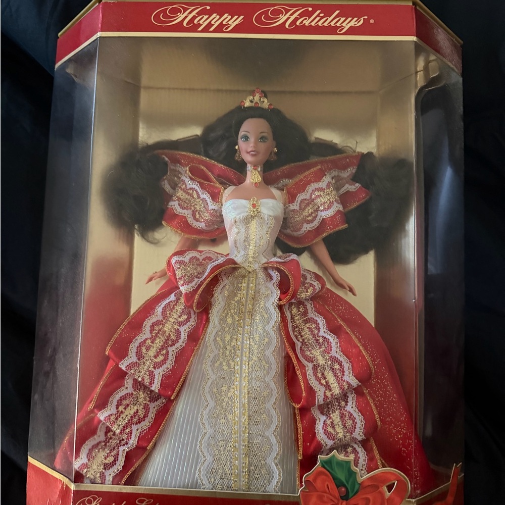 Barbie Holiday Doll 1997 misprint on box rare